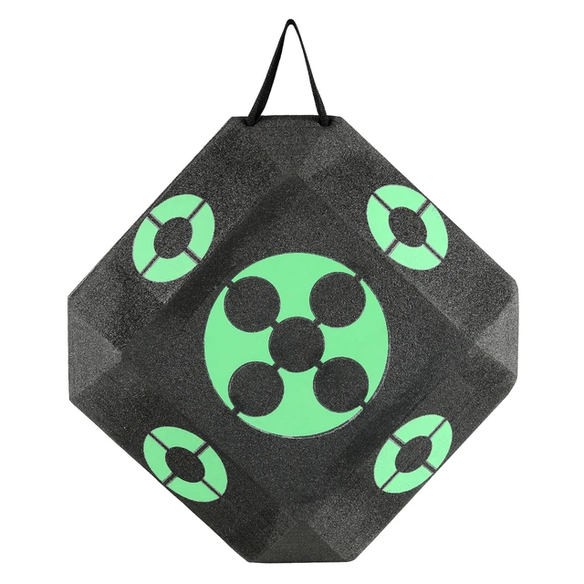 Alt view image 8 of 8 - Archery Target, 15"x15" All-side Shotting Archery Arrow Target, Outdoor Portable Archery Target with Carry Handle, Easy Arrow Removal, Great Visibility, Lightweight, Easy to Transport, Black