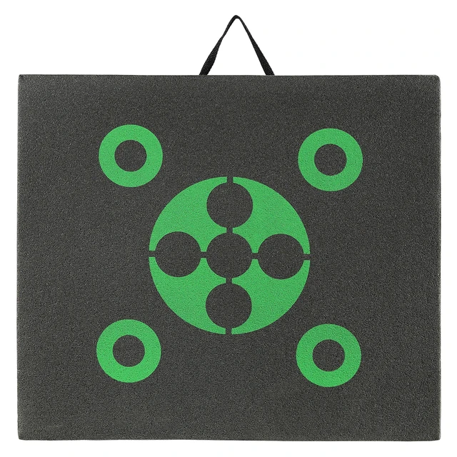 Alt view image 15 of 15 - Archery Target, 16"x18" All-side Shotting Archery Arrow Target, Outdoor Portable Archery Target with Carry Handle, Easy Arrow Removal, Great Visibility, Lightweight, Easy to Transport, Black
