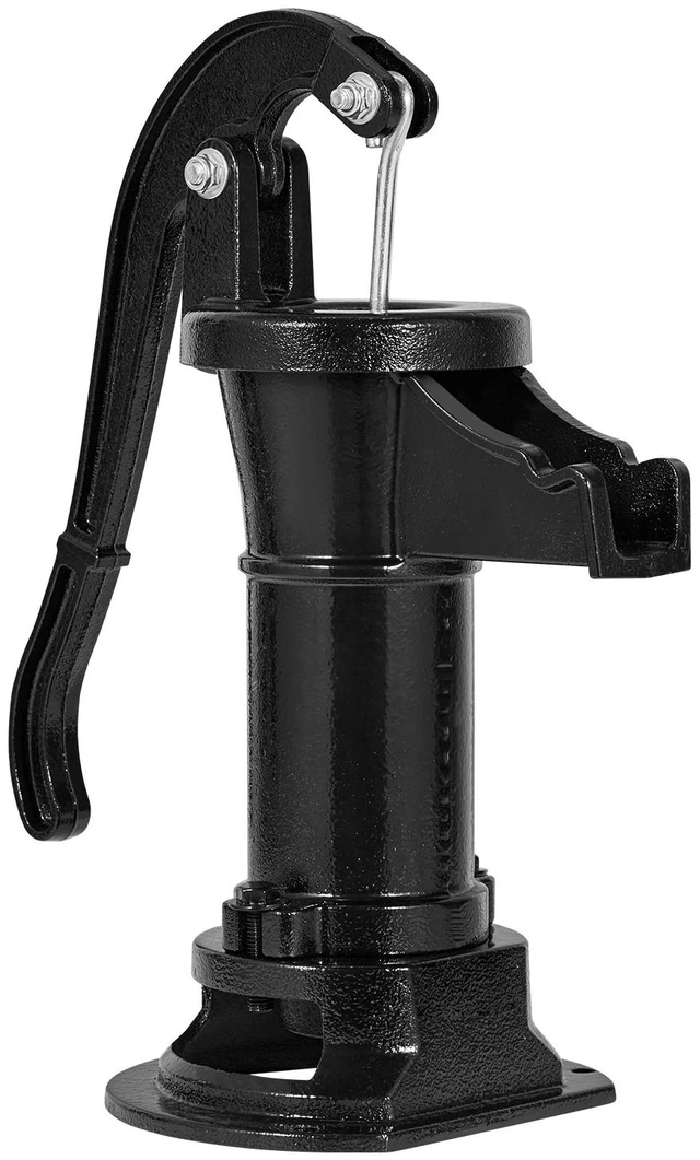 Alt view image 8 of 8 - Well Hand Pitcher Pump, 25 ft Maximum Lift, Antique Cast Iron Manual Hand Water Pump, NPT 1-1/4 in Connection, Easy Installation, Old Fashioned for Outdoor Garden, Pond, Backyard, Farm, Black