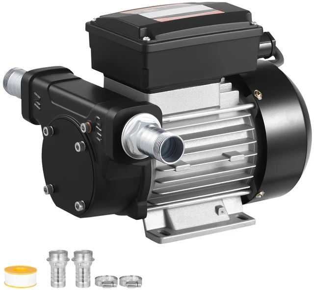 Alt view image 8 of 8 - VEVOR Oil Transfer Pump 110V Electric Fuel Diesel Kerosene Pump 16 GPM 60 L/min
