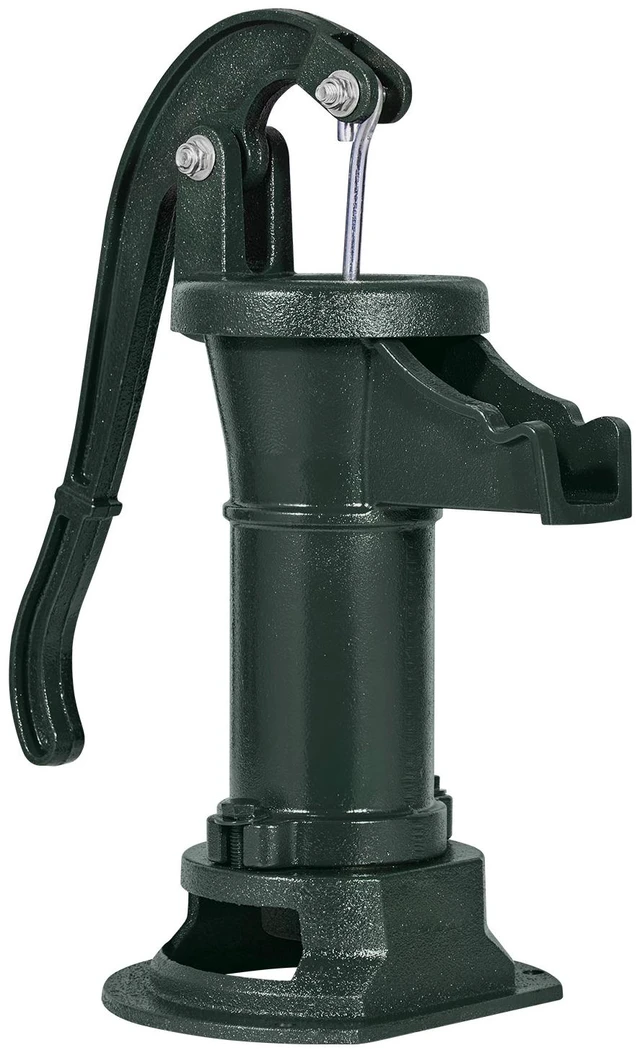 Alt view image 8 of 8 - Well Hand Pitcher Pump, 25 ft Maximum Lift, Antique Cast Iron Manual Hand Water Pump, NPT 1-1/4 in Connection, Easy Installation, Old Fashioned for Outdoor Garden, Pond, Backyard, Farm, Green