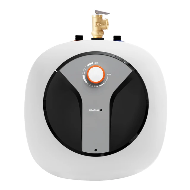 Alt view image 15 of 15 - VEVOR Electric Mini-Tank Water Heater 4-Gallon Tank, 1440W Hot Water Boiler Storage, Safety Temperature Pressure Valve Easy Install, for Kichen Bathroom Restaurant, Shelf Wall Floor Mounted
