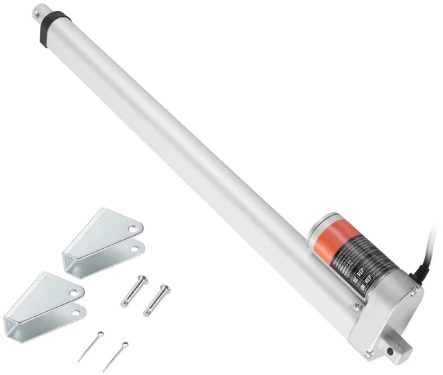 Alt view image 8 of 8 - Linear Actuator 12V, 18 Inch High Load 330lbs/1500N Linear Actuator, 0.19"/s Linear Motion Actuator with Mounting Bracket and IP54 Protection