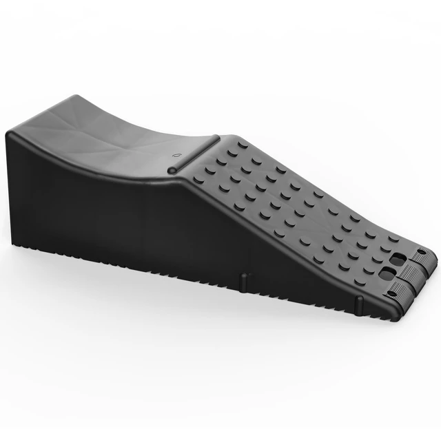 Alt view image 11 of 11 - Car Ramp, 1 Piece Car Service Ramp, 20000 lbs/9 ton Loading Capacity, 5.5" Lift Height Car Ramp, Heavy Duty Tire Ramp for Car Lift and Vehicle Maintenance, Work with Tandem Wheel Vehicles
