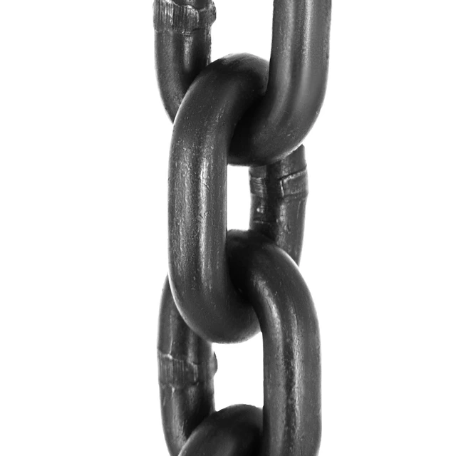 Alt view image 2 of 2 - Chain Sling, 3/8 inch x 5 ft Lifting Chains with Hooks, G80 Engine Chain Hoist Lifts, 11000 lbs/5 Ton Capacity Lifting Sling Chains for Engine Hoist, Engine Lift Chain with 2 Leg Grab Hooks