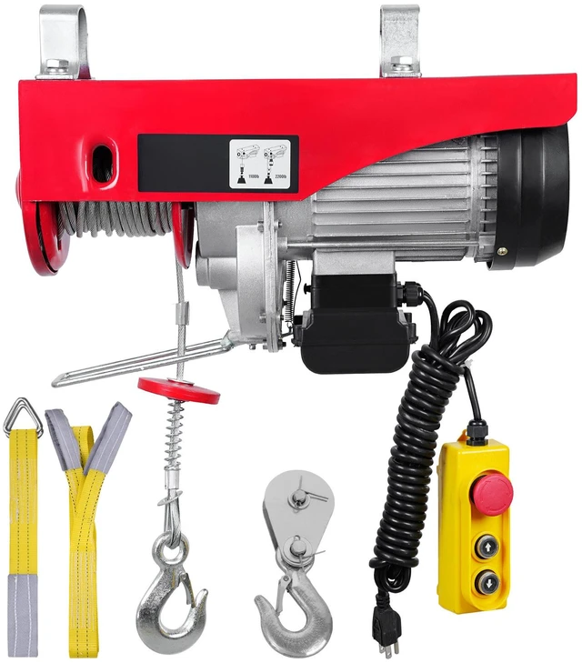 Alt view image 16 of 16 - 2200 lbs Attic Lift, 1600W 110V Electric Hoist with 14ft Wired Remote Control, 40ft Single Cable Lifting Height & High-quality Motor, for Garage Warehouse Factory