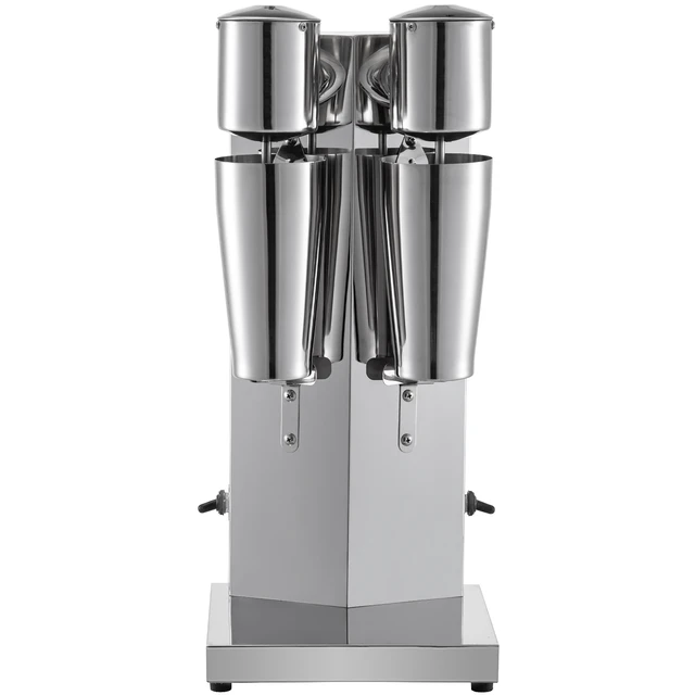 Alt view image 8 of 8 - Milkshake Maker Kit, Stainless Steel Electric Milkshake Maker, 180W Milkshake Machine, Double Head Classic Milkshake Maker with 800ml Cup, Silver Milkshake Maker Machine, 2 Speed Adjustable