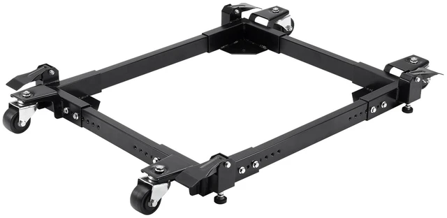 Alt view image 9 of 9 - Mobile Base, 1500 lbs Capacity, Adjustable from 20" x 24.5" to 28" x 33.5", Heavy Duty Universal Mobile Base Stand with 4 Swivel Wheels, for Woodworking Equipment, Bandsaw, Power Tool, Machine