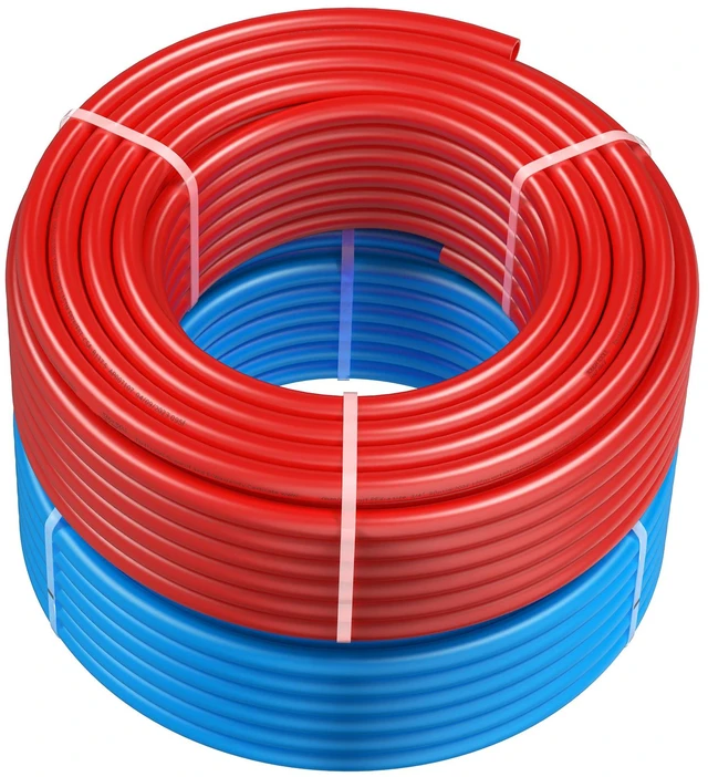 Alt view image 9 of 9 - PEX Pipe 3/4 Inch, 2 x 100 Feet Length PEX-A Flexible Pipe Tubing for Potable Water, Pex Water Lines for Hot/Cold Water & Easily Restore, Plumbing Applications with Free Cutter, Blue & Red