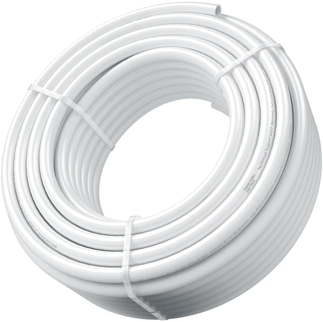 Alt view image 16 of 16 - PEX Pipe 3/4 Inch, 100 Feet Length PEX-B Flexible Pipe Tubing for Potable Water, Pex Water Lines for Hot/Cold Water & Easily Restore, Plumbing Applications with Free Cutter & Clamps ,White