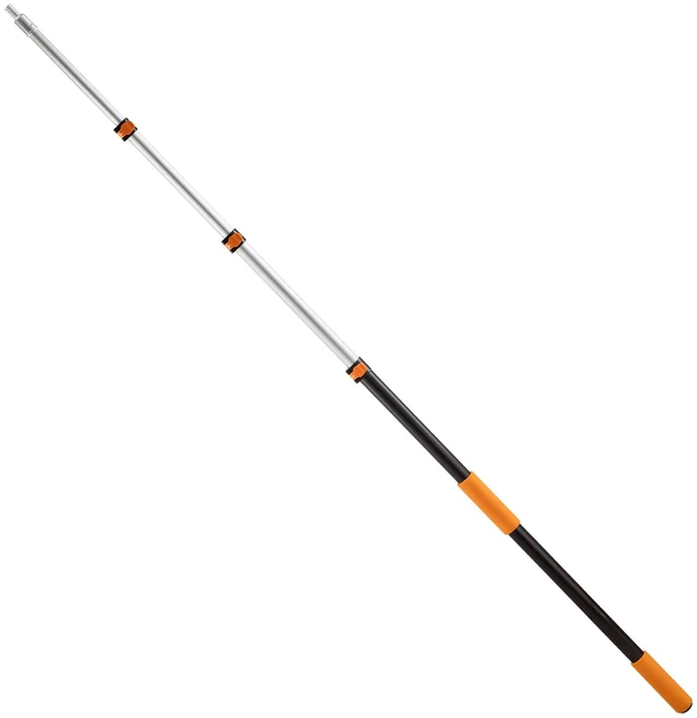 Alt view image 9 of 9 - Telescopic Extension Pole, 3.8-12 FT Multi-Purpose Extendable Pole, Sturdy Aluminum Alloy Paint Pole Extension with Flip-Lock Design, High Reach Roller Stick for Painting, Dusting and Cleaning