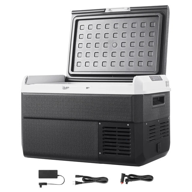 Alt view image 15 of 15 - 12 Volt Car Refrigerator, 42.3QT/40L Car Fridge, Portable Electric Cooler with -4~68 Adjustable Temperature, 12/24V DC and 100- 240V AC Compressor Freezer for Outdoor, Camping, Travel, RV