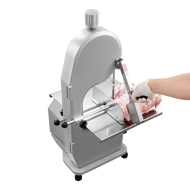 Alt view image 15 of 15 - Commercial Electric Meat Bandsaw, 1800W Stainless Steel Countertop Bone Sawing Machine, Workbeach 15" x 19.1", 7.09 Inch Max Cutting Thickness, Frozen Meat Cutter with 5 Blades for Rib Pork Beef