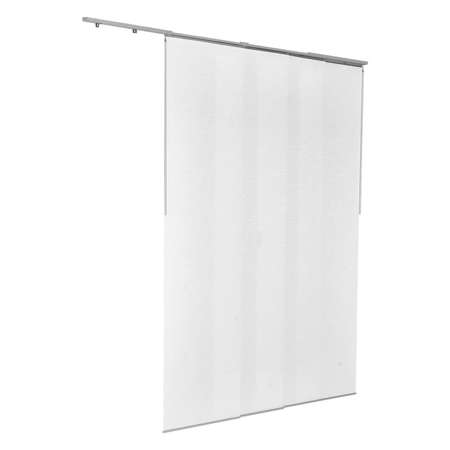 Alt view image 15 of 15 - Panel Track Blinds Extendable Track from 45.8 in to 86 in W Trimmable White