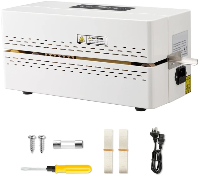 Alt view image 9 of 9 - Continuous Sealing Machine, 0.32-0.47 in Seal Width, Automatic Continuous Band Sealer with Digital Temperature Control, Automatic Shutdown, Heat Sealing Machine for 0.002-0.0.008 in Plastic Bags