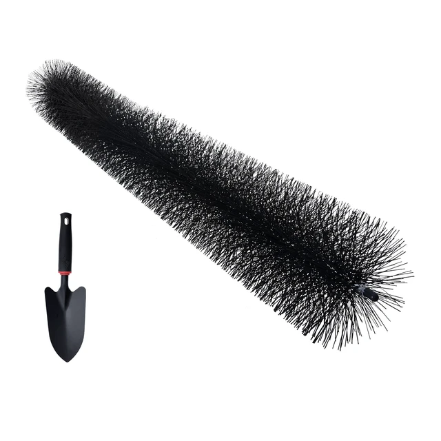 Alt view image 15 of 15 - Gutter Brush, 120 Feet Total Length 4.33 inch Diameter Gutter Cleaning Tools, Ground-Level Gutter Brush Leaf Guard for 5 Inch Gutters, Easily Clear roof Leaves and Debris, 40 Pack