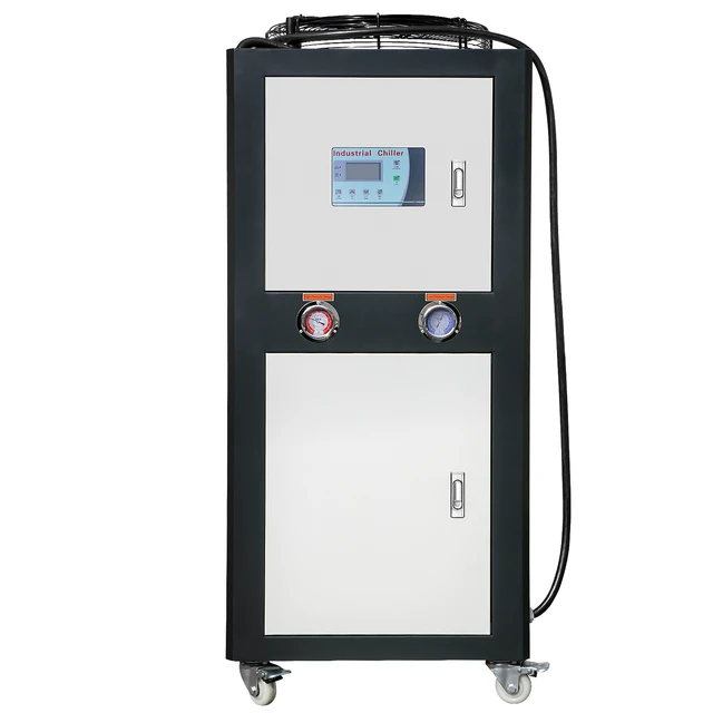 Alt view image 9 of 9 - VEVOR Industrial Water Chiller, 9.4HP 16 Gal Air-Cooled Industrial Water Chiller, 15,100 Kcal/h Cooling Capacity with Finned Condenser Micro-Computer Control 60L Water Tank, for Cooling Water