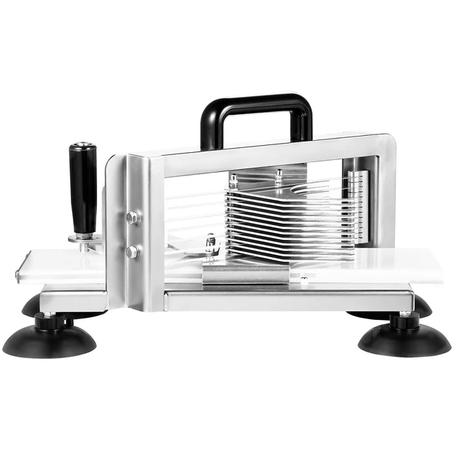 Alt view image 8 of 8 - Commercial Tomato Slicer, 3/8 inch Tomato Cutter Slicer, Stainless Steel Heavy Duty Tomato Slicer Machine, Manual Tomato Slicer with Non-slip Feet, for Cutting Tomatoes, Cucumbers, Bananas