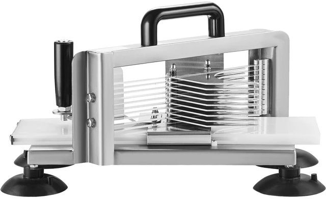 Alt view image 9 of 9 - Commercial Tomato Slicer, 1/4 inch Tomato Cutter Slicer, Stainless Steel Heavy Duty Tomato Slicer Machine, Manual Tomato Slicer with Non-slip Feet, for Cutting Tomatoes, Cucumbers, Bananas