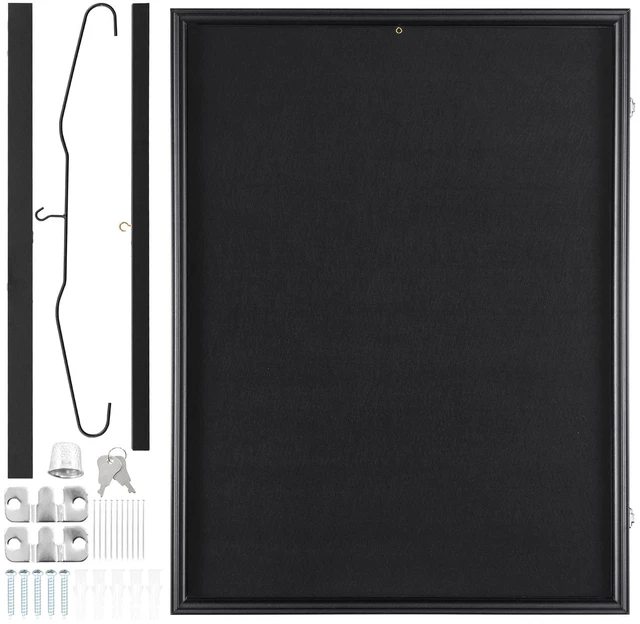 Alt view image 16 of 16 - Jersey Display Frame Case, 23.3 x 31.2 x 1.5 in, Large Lockable Sport Jersey Shadow Box with 98% UV Protection PC Glass and Hangers, for Baseball Basketball Football Hockey Shirt and Uniform