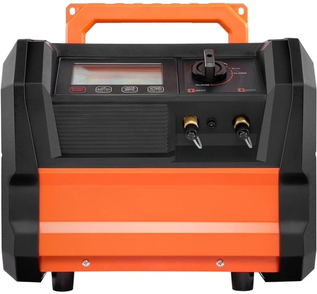 Alt view image 9 of 9 - Refrigerant Recovery Machine, 1 HP Dual Cylinder Portable AC Recovery Machine with 3000rpm Brushless Motor, Freon Refrigerant Recycling Tool for Automotive, Air Condition, Household HVAC