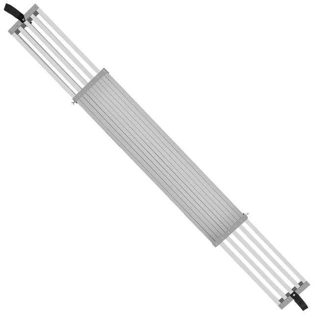 Alt view image 8 of 8 - Telescoping Aluminum Work Plank, 8-13 Feet 500lbs Capacity, 12.5 inch Width Aluminum Scaffold Plank,Extension Staging Plank with Skid-Proof Platform Scaffold Ladder Accessory
