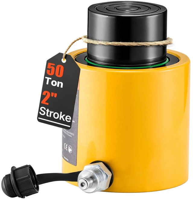 Alt view image 8 of 8 - 50T 2" Stroke Single Acting Hydraulic Cylinder Jack Ram