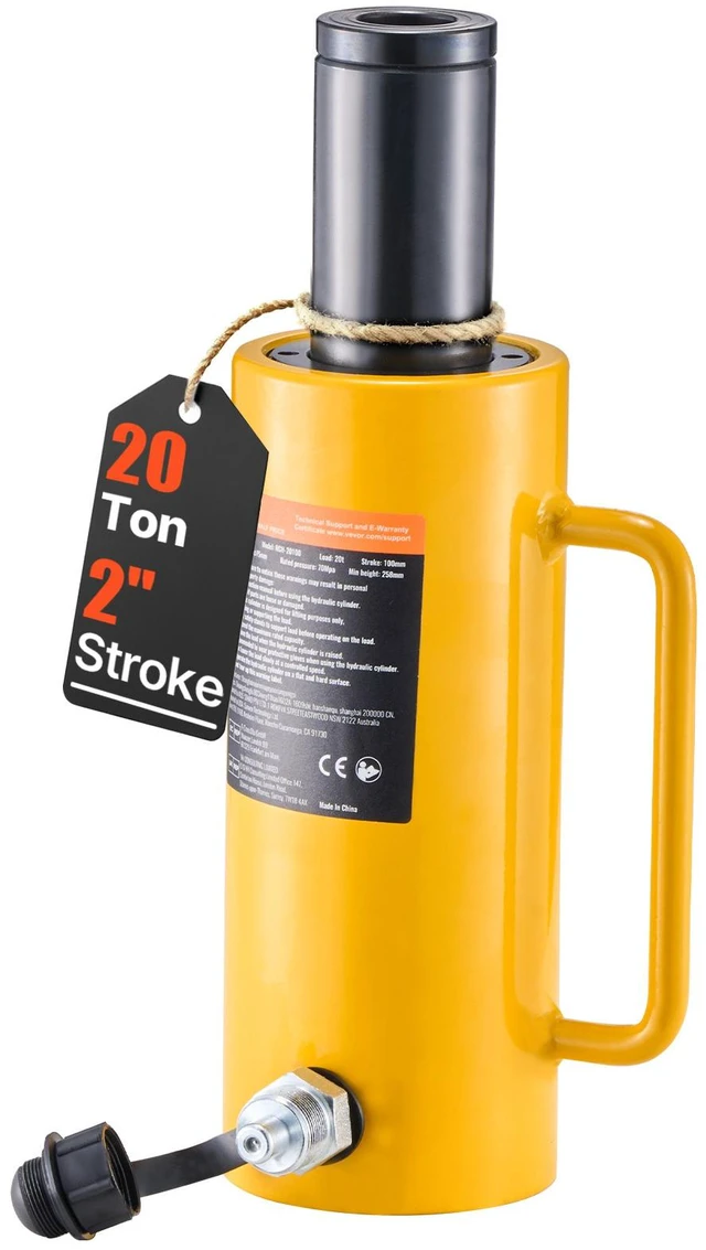 Alt view image 8 of 8 - 20ton 100mm Hollow Plunger Hydraulic Cylinder Jack