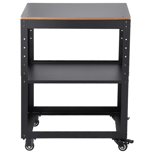 Alt view image 17 of 17 - Planer Stand, 100 lbs / 45 kg heavy loads, Three-Gear Height Adjustable Thickness Planer Table,with 4 Stable Casters & Storage Space, for most planers, saws, bench-top machines, power tools