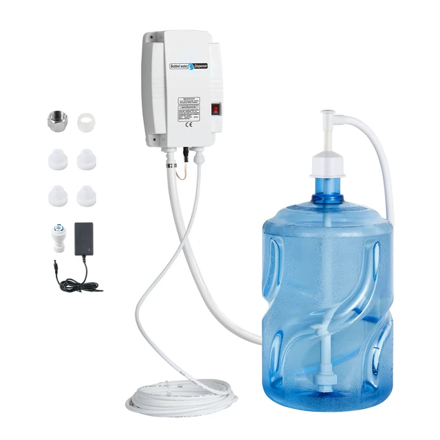 Alt view image 8 of 8 - Bottled Water Dispenser Pump System, 5 Gallon Dispensing System, Automatic Electric Water Dispenser, Single Inlet Water Jug Pump, Compatible Use with Coffee/Tea Machine, Refrigerator, Ice Maker