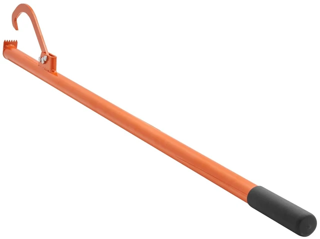 Alt view image 15 of 15 - Cant Hook Tool, 59 in, Heavy Duty Steel Log Roller, Log Lifter Timber Jack for Max 32" Dia Logs, Forestry Logging Tools, Dual Function Log Handler for Rolling and Clamping Logs