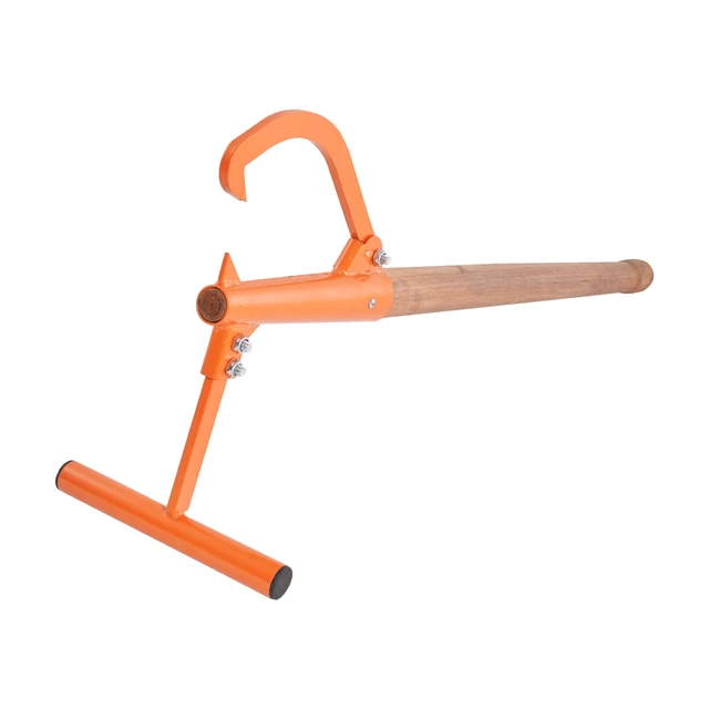 Alt view image 15 of 15 - Timberjack, 46.5 in, Heavy Duty Log Lifter with Wooden Handle, Log Roller with Adjustable Cant Hook, Logging Tools Log Jack for Logs Ups to 15" Dia, Timber Jack for Rolling Cutting Lifting Logs