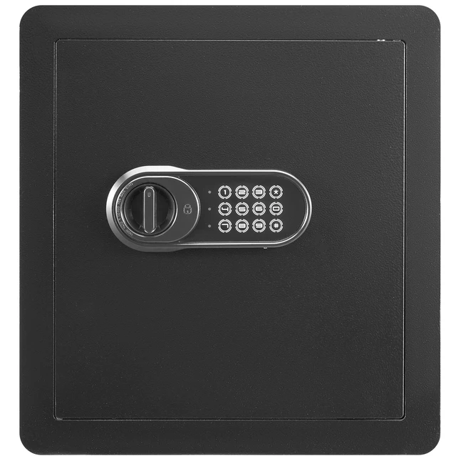 Alt view image 8 of 8 - Safe, 1.8 Cubic Feet Home Safe, Steel Security Safe with Digital Keypad and 2 Keys, Cabinet Safe with Fire-proof Bag, Protect Cash, Gold, Jewelry, Documents for Home, Hotel, 15.8x13x16.9 inches