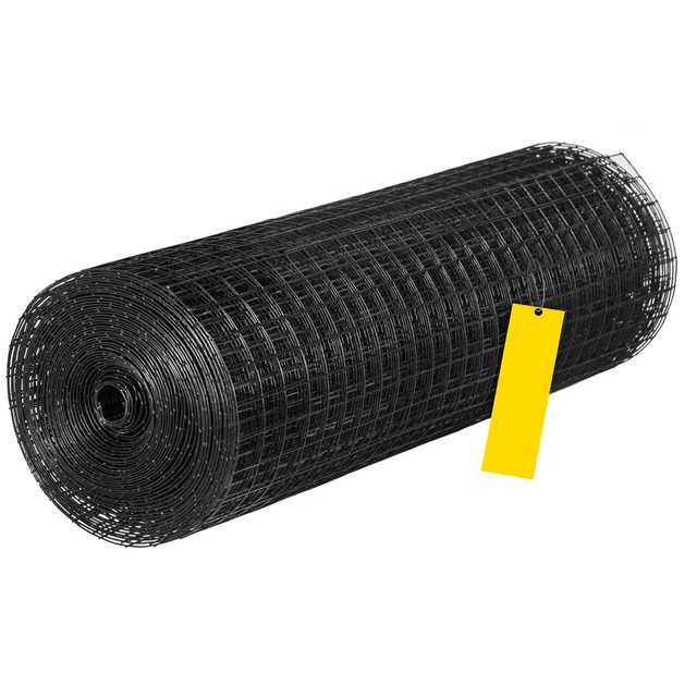 Alt view image 8 of 8 - Hardware Cloth, 24\" x50\' & 1\"x1\" Mesh Size, Galvanized Steel Vinyl Coated 16 Gauge Welded Wire with A Cutting Plier & A Pair of Fabric Gloves, for Garden Fencing & Pet Enclosures, Black