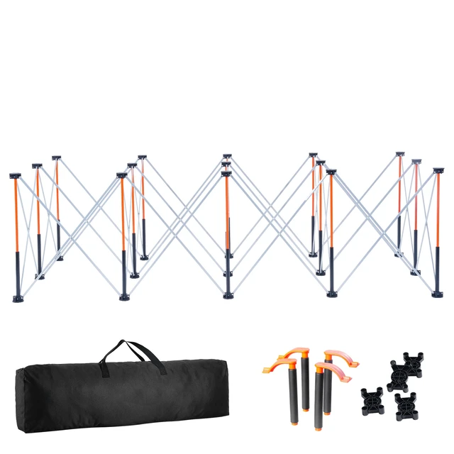 Alt view image 8 of 8 - Portable Folding Workstand 8.02 x 4.12ft Collapsible Work Stand 6000lbs Capacity