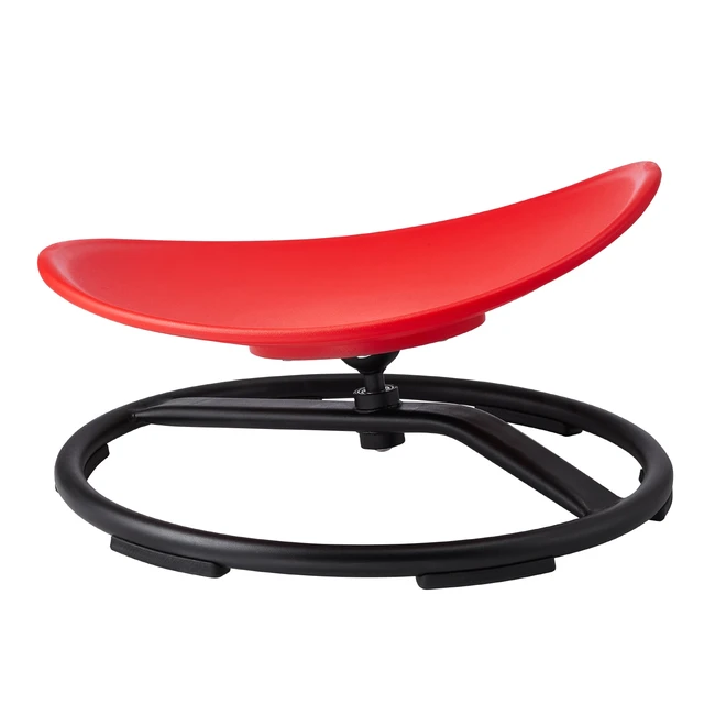 Alt view image 8 of 8 - VEVOR Kids Swivel Chair, 220 LBS Capacity, Sensory Spinning Chair, Autistic Kids Sensory Toy Chair with Non-Slip Metal Base, Toddler Sit and Spin Chair for Coordination Balance Focus Training Red