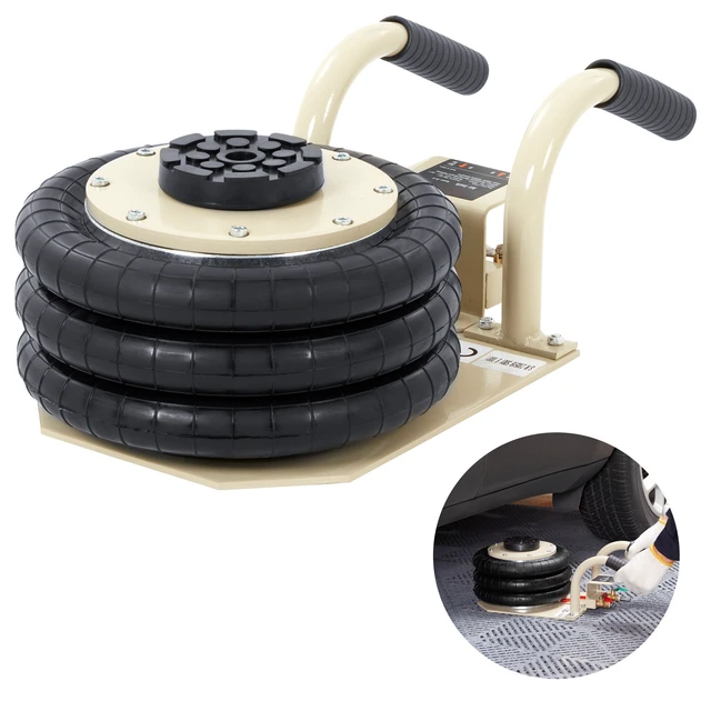 Alt view image 15 of 15 - VEVOR Triple Bag Air Jack 3 Ton/6600 lbs Pneumatic Jack for Car SUV Lifting