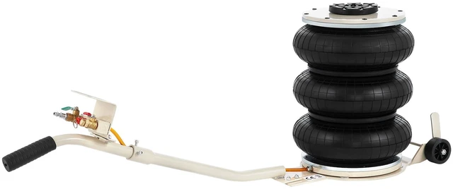 Alt view image 8 of 8 - Pneumatic Jack, 5 Ton/11023 lbs Triple Bag Air Jack, Lifting Height 6.3-15.75 Inch, Inflatable Car Jack with Long Handle, Lifter Pneumatic Air Jack for Garage Car Lifting Repair