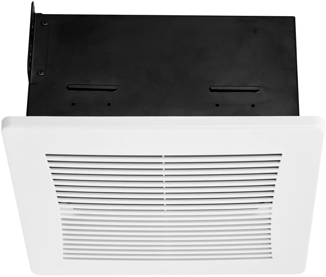 Alt view image 8 of 8 - Bathroom Exhaust Fan, 110 CFM Bathroom Vent, 1.5 Sones Low-Noise, Premium Motor Ceiling Fan, Standard 4-inch Duct Interface for Laundry Room, Storage Room, Home Ventilation, White