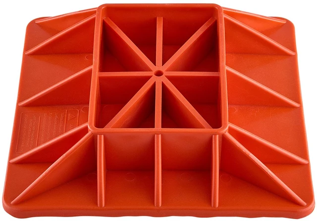 Alt view image 9 of 9 - High Lift Jack Base and Handle Keeper Off Road Jack Support Stand Base Red