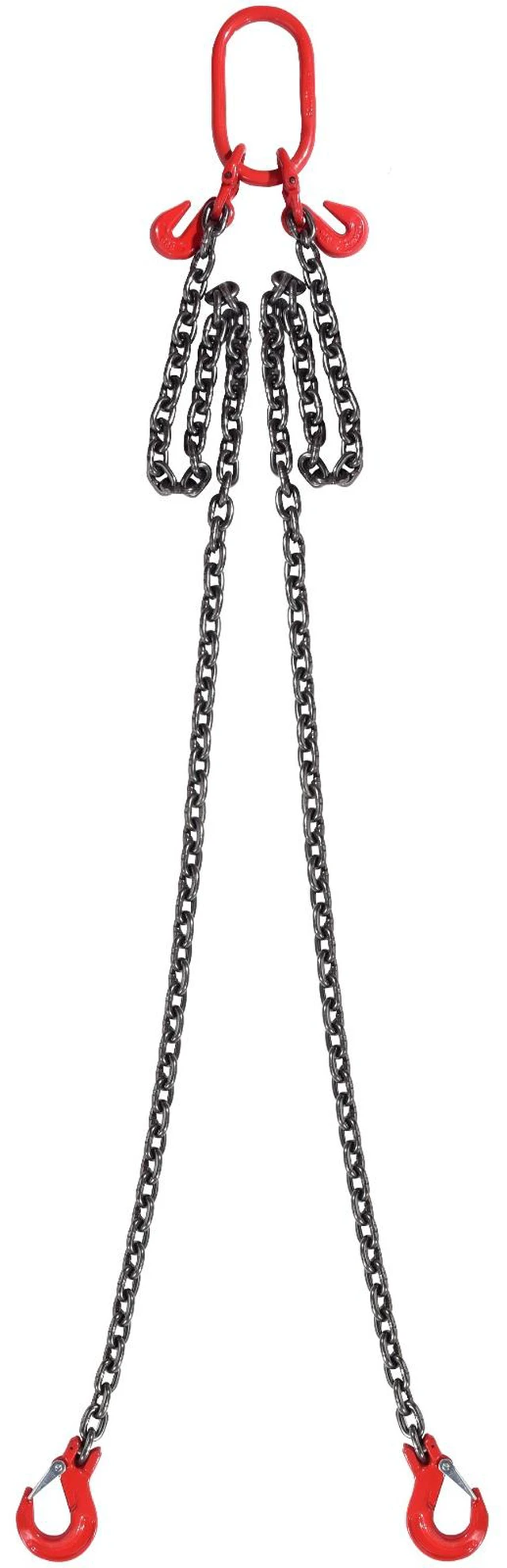 Alt view image 8 of 8 - Chain Sling, 5/16 inch x 6 ft Lifting Chains with Hooks, G80 Engine Chain Hoist Lifts, 6600 lbs/3 Ton Lifting Sling Chains for Engine Hoist, Engine Lift Chain with 2 Leg Grab Hooks and Adjusters