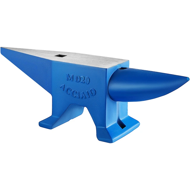 Alt view image 8 of 8 - Single Horn Anvil 44Lbs Steel Anvil Blacksmith for Sale Forge Tools and Equipment Anvil Rugged Round and Square Hole Horn Anvil Blacksmith Jewelers Metalsmith Blacksmith Tool
