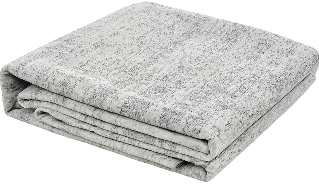 Alt view image 8 of 8 - Large Area Rug 10 x 14 ft Anti-Skid and Tear-Resistant Floor Mat Modern Gray