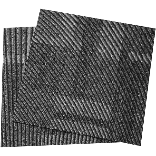 Alt view image 8 of 8 - Carpet Tiles Reusable, 24"x 24"Carpet Squares With Padding Attached, Soft Padded Carpet Tiles, Easy Install DIY for Bedroom Living Room (24Tiles, Mixed Gray)
