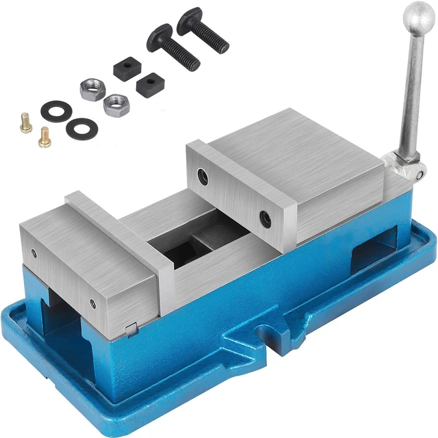 Alt view image 8 of 8 - 5" Super-Lock Vise For NC/CNC Machines Bench Clamp Vise High Precision, Vise Clamp Vice CNC Vise Lockdown Vise Drilling 125mm Width CNC 24KN
