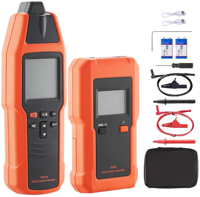 Alt view image 8 of 8 - Subterranean Wire Tracker, Up to 3 FT Detection Depth, Voltage Range 12-600V, Circuit and Line Break Locator, Extends to 6561 FT for Underground Pipes, Electric Fencing, Hidden Wires