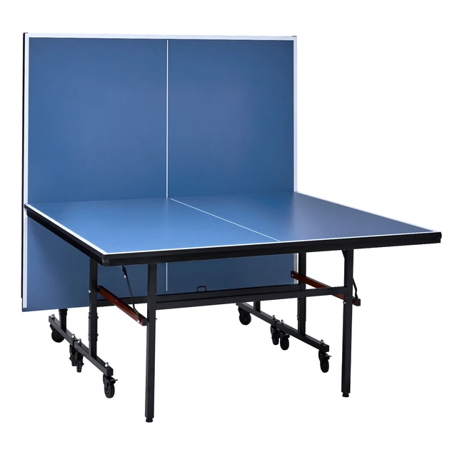Alt view image 8 of 8 - Ping Pong Table, Professional Table Tennis Game, Indoor MDF Portable Table Tennis Table, Foldable Ping Pong Table with Quick Clamp Net and Lockable Wheel, 10 Minute Easy Assembly, 18mm Tabletops
