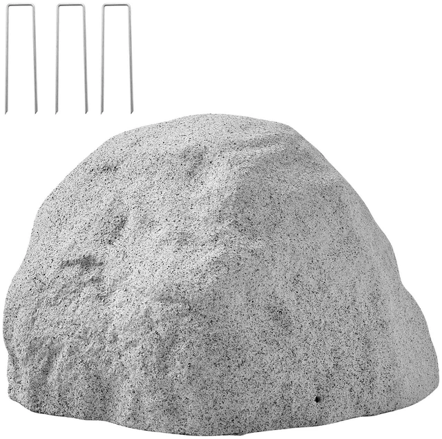 Alt view image 8 of 8 - Faux Rock Cover, Outdoor Fake Rock Well Pump Cover, Realistic Natural Texture, Lightweight & Weather-Resistant Polyresin Artificial Boulder for Landscaping Garden Yard Décor, Grey, Small Size