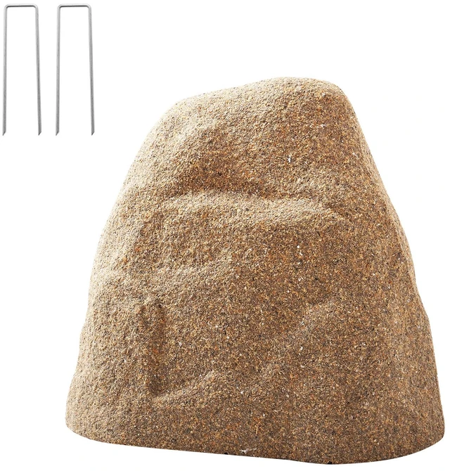 Alt view image 8 of 8 - VEVOR Faux Rock Cover, Outdoor Fake Rock Well Pump Cover, Realistic Natural Texture, Lightweight & Weather-Resistant Artificial Boulder for Landscaping Garden Yard Décor, Sandy Brown, Small Size