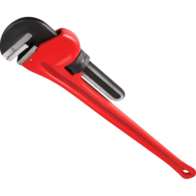 Alt view image 8 of 8 - 51" Cast Iron Handle Heavy-Duty Hook Jaw Straight Pipe Wrench